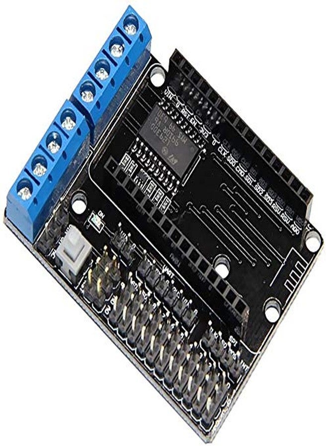 REES52 Esp8266 Wifi NodeMCU Motor Shield Board L293D ESP-12E from ESP8266 esp 12E kit diy rc toy wifi rc smart car remote control CP2102 Module ESP-12E motor drive expansion board for Arduino - Image 4